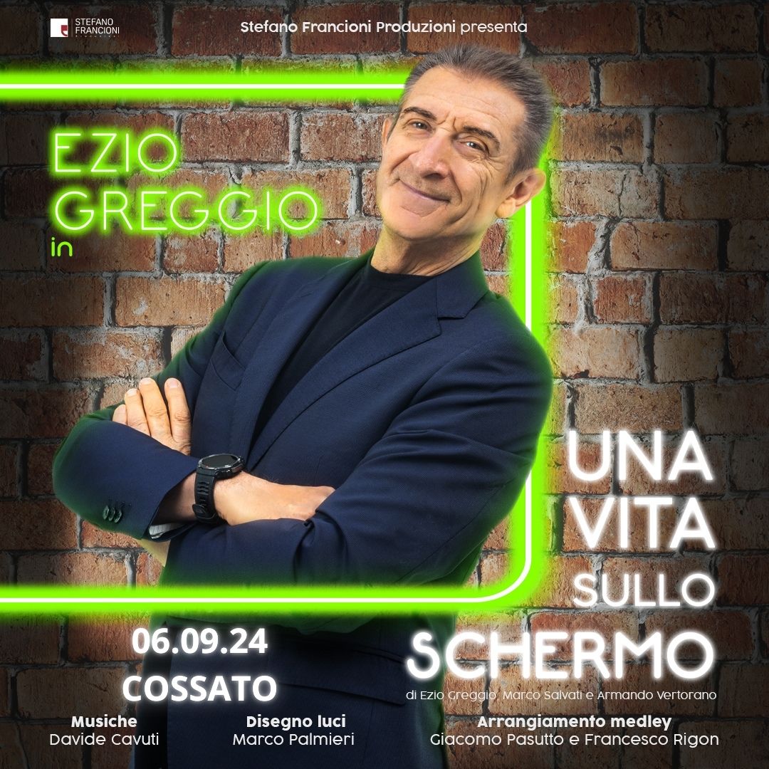 EZIO GREGGIO - UNA VITA SULLO SCHERMO