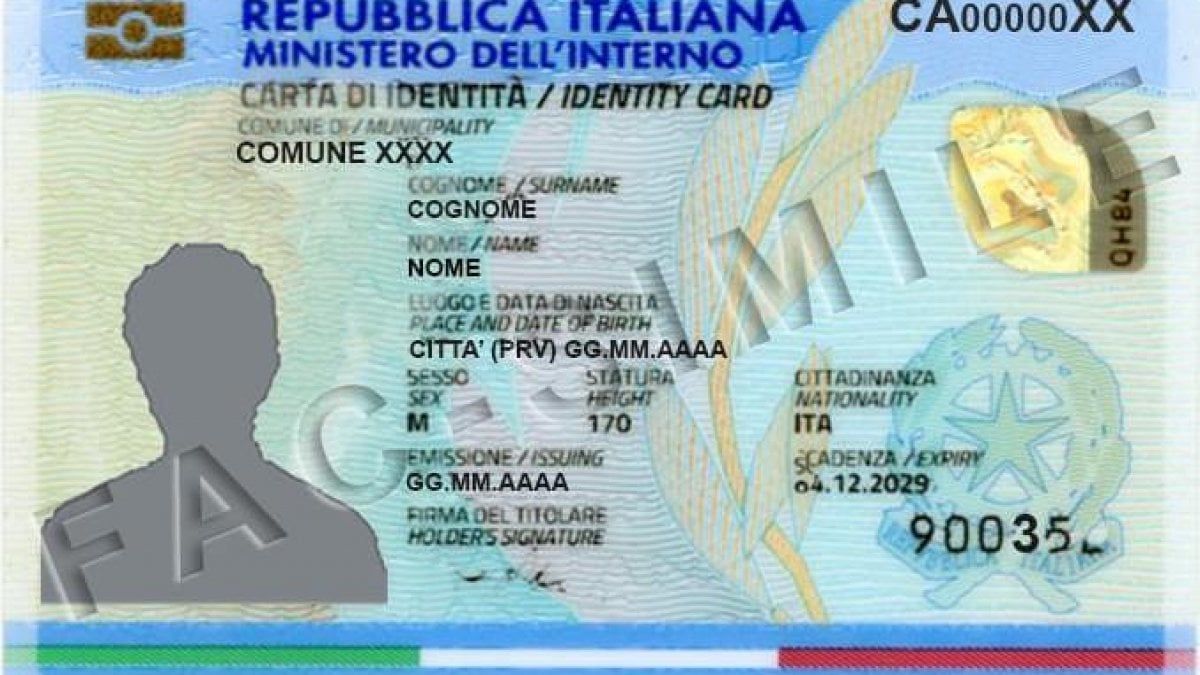 Novita': rilascio/rinnovo carte di identita' elettroniche anche su appuntamento martedi' pomeriggio 