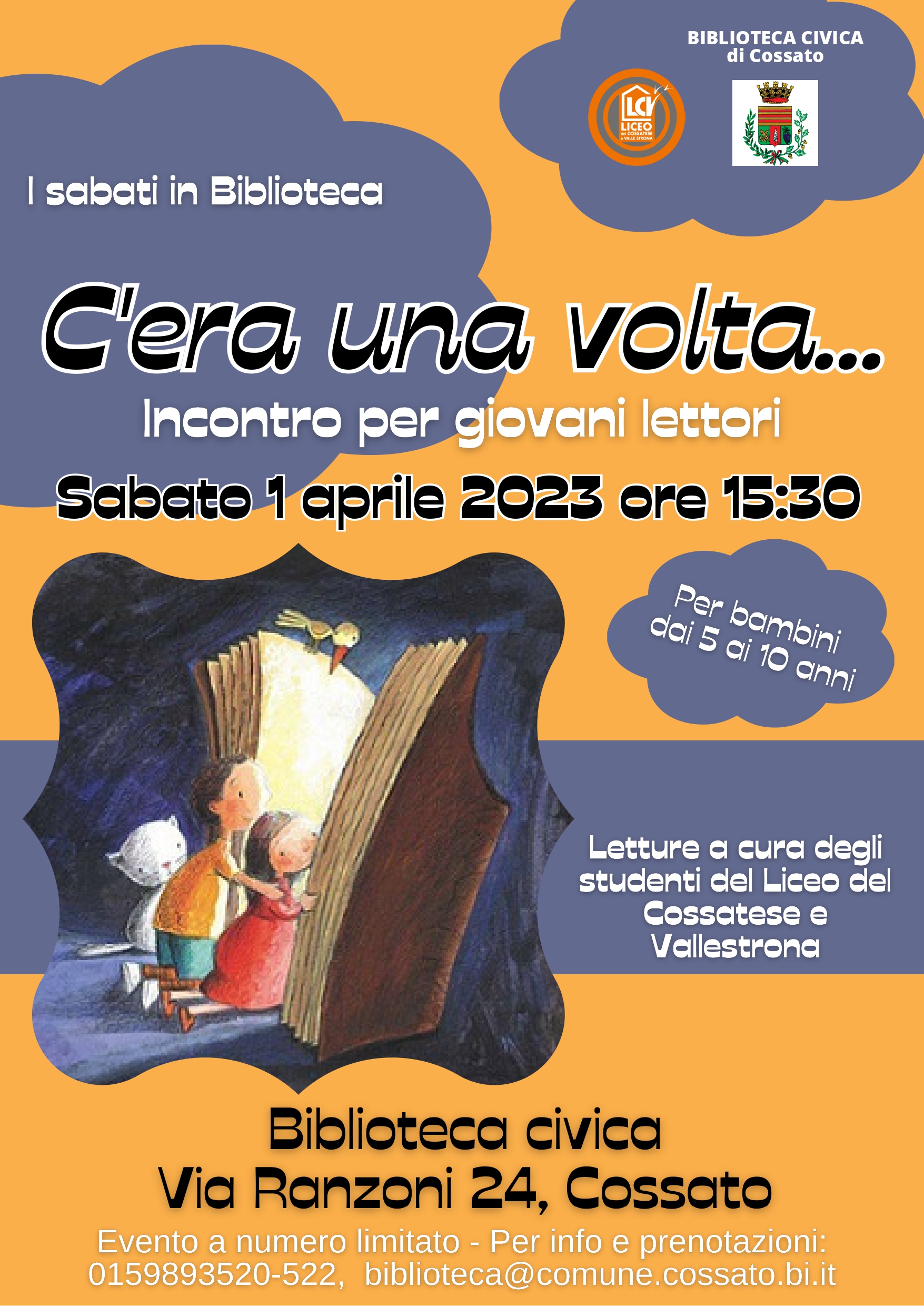 I SABATI IN BIBLIOTECA PRIMO APRILE 2023