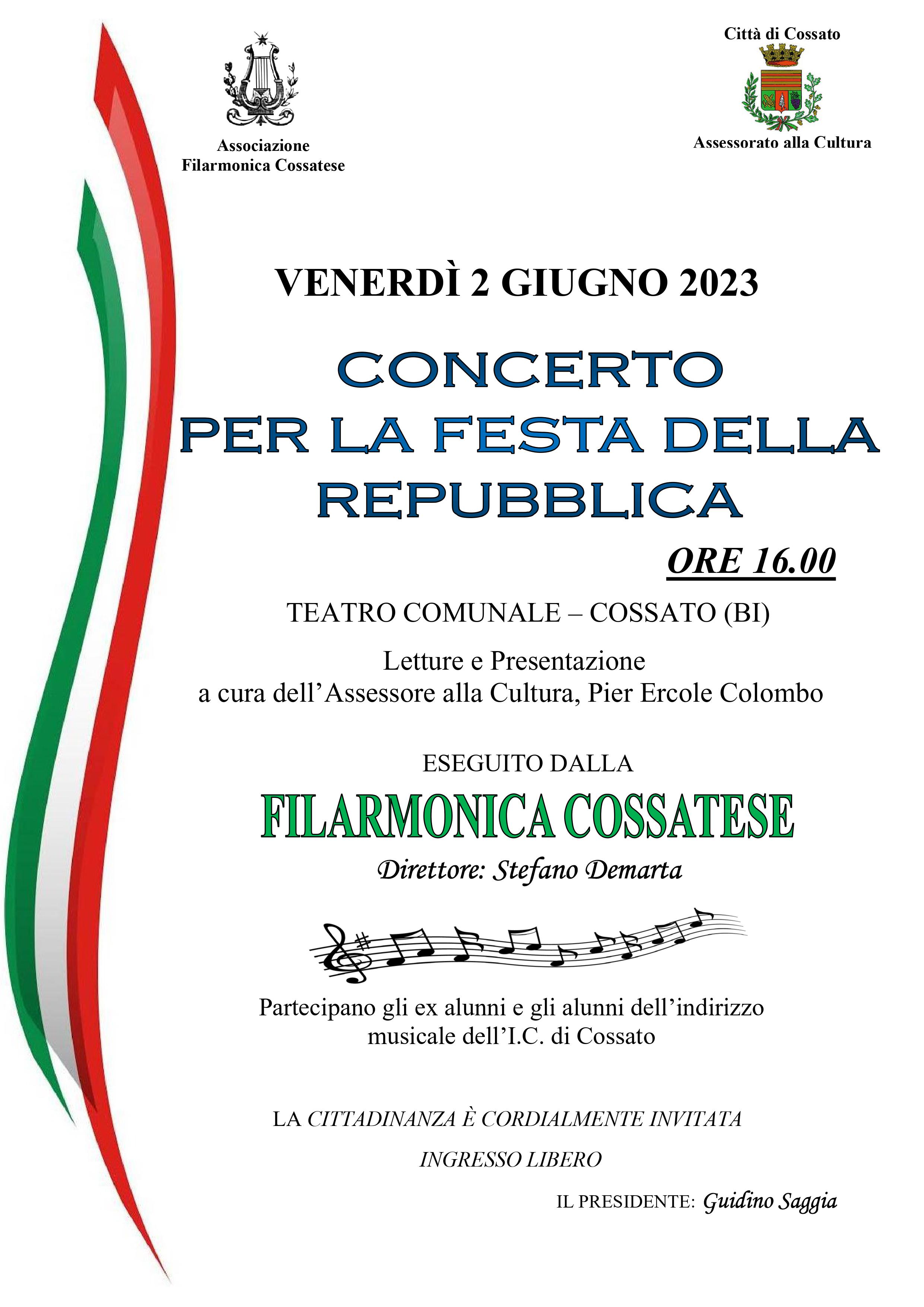 CONCERTO PER LA FESTA DELLA REPUBBLICA