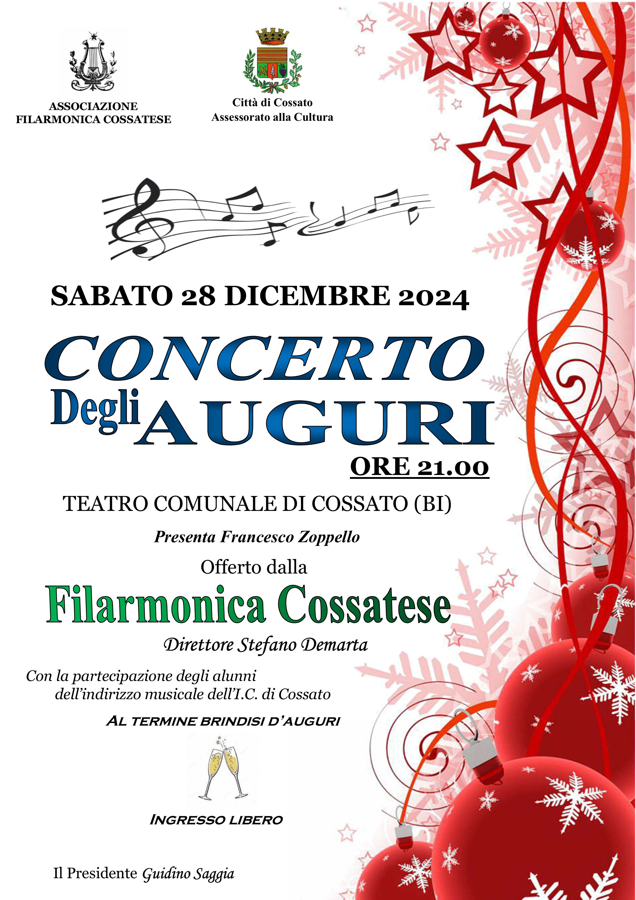 CONCERTO DEGLI AUGURI 2024