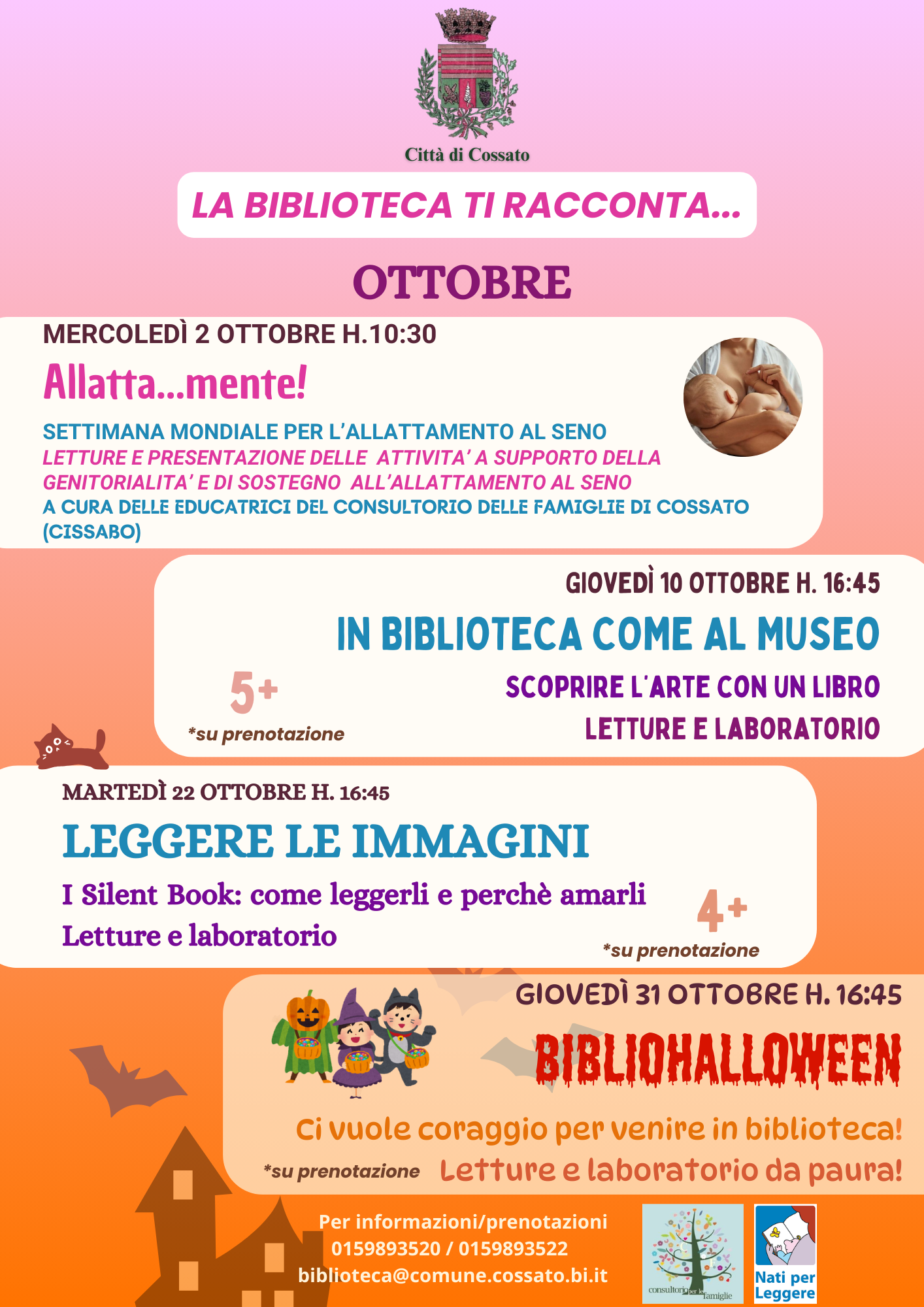 LA BIBLIOTECA TI RACCONTA...OTTOBRE