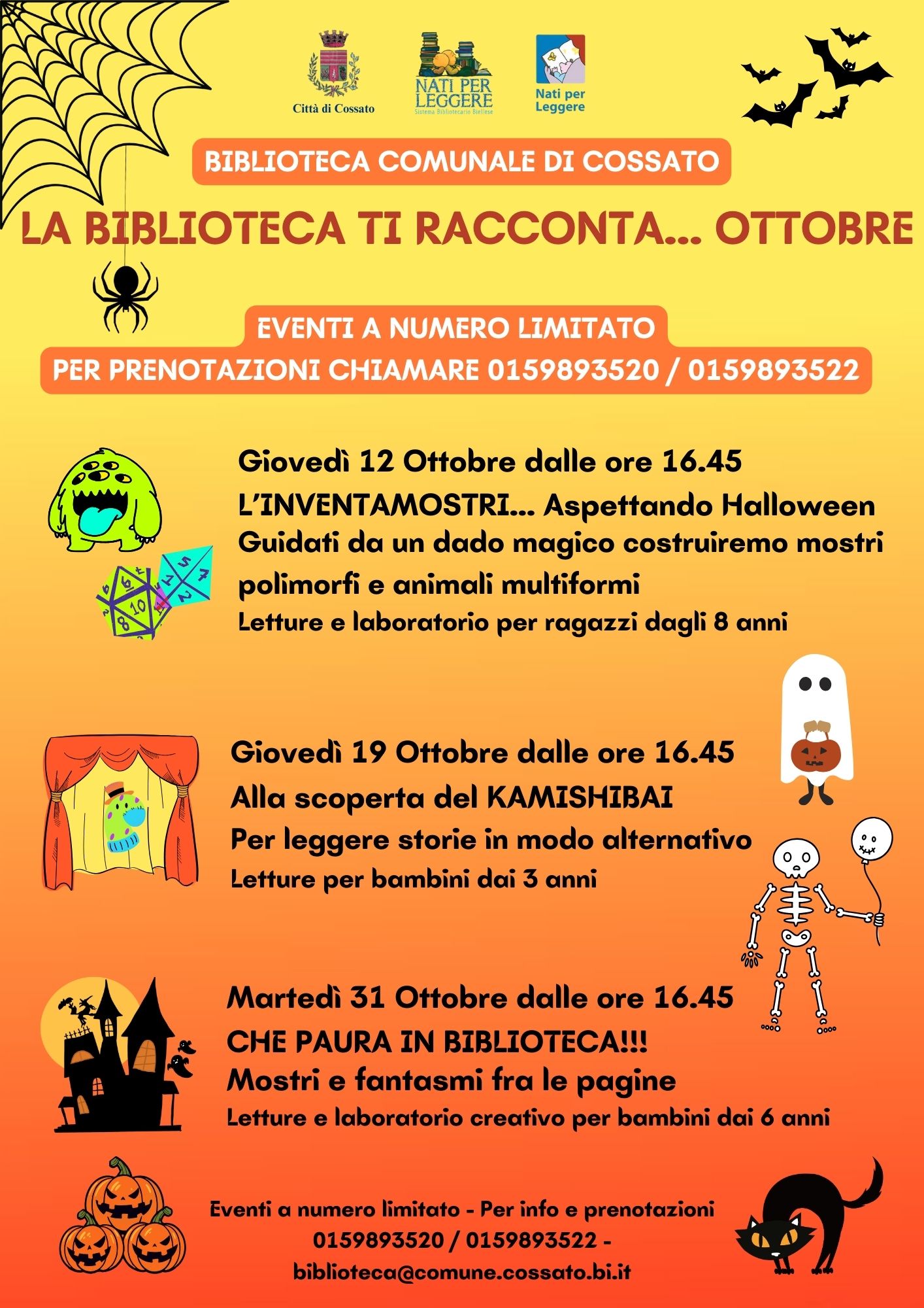 LA BIBLIOTECA TI RACCONTA...OTTOBRE 