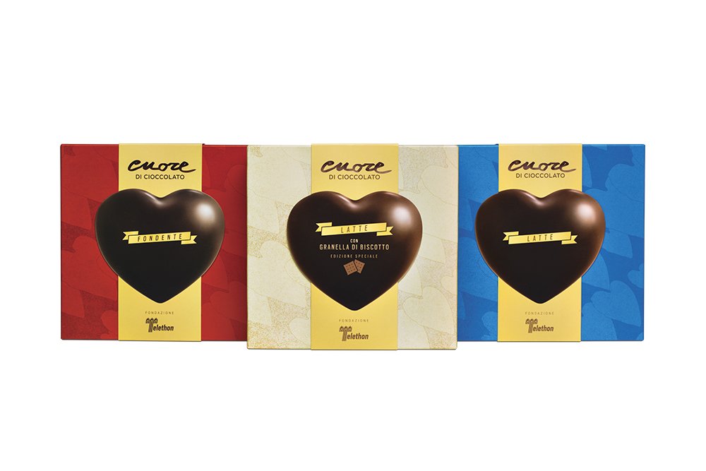 Campagna Cuori di cioccolato Telethon 